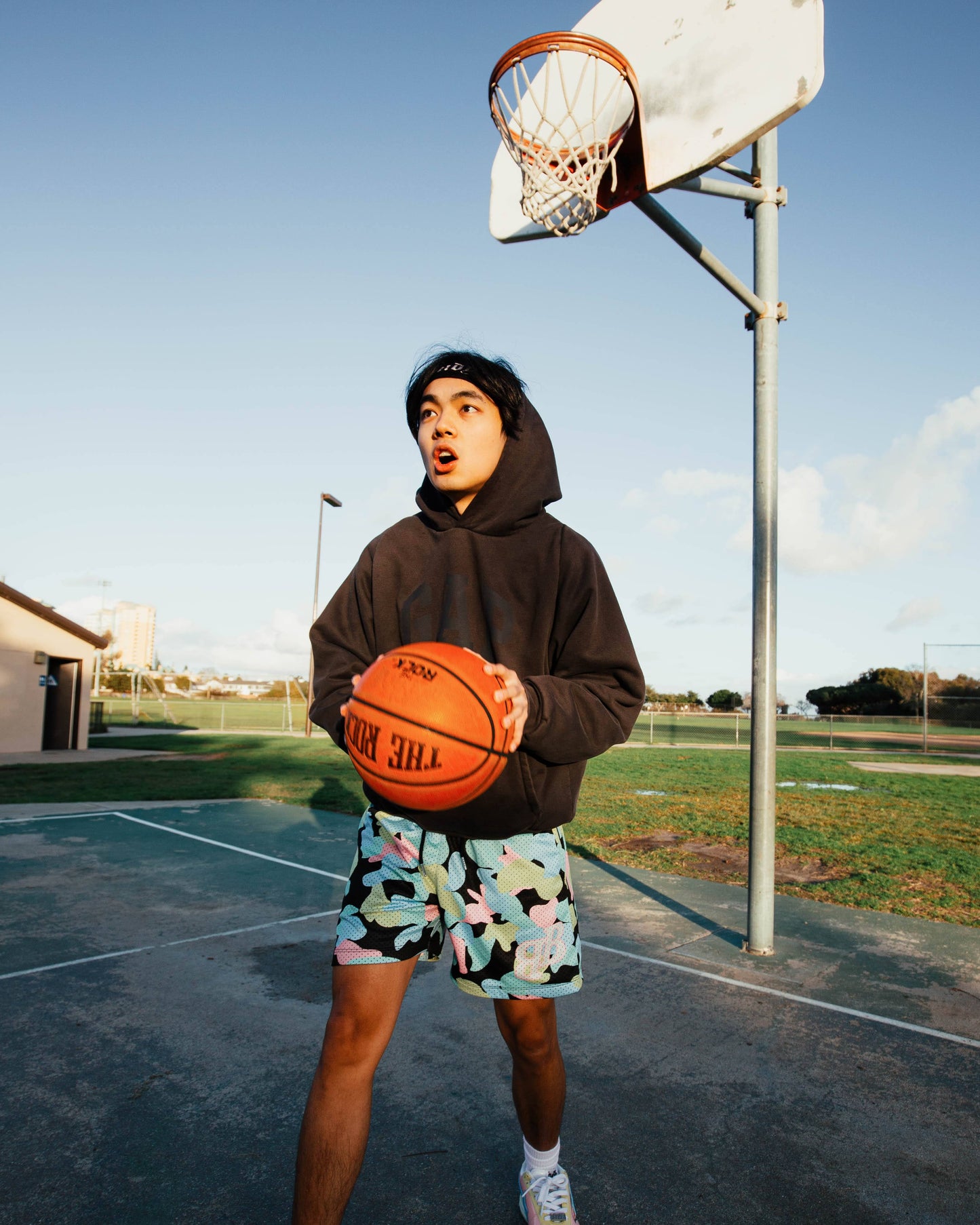 COTTON CANDY CAMO SHORTS