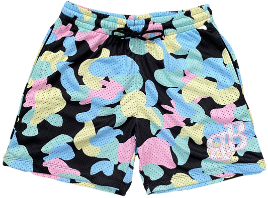 COTTON CANDY CAMO SHORTS